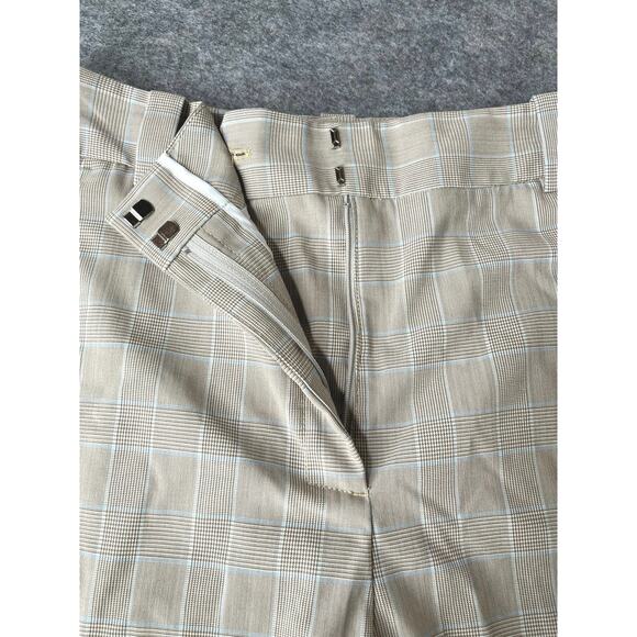Maje Women’s Straight Leg Dress Pants Trousers Gray Plaid Size EU 42/US XL - Picture 3 of 6